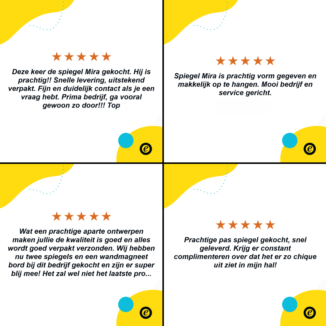 Reviews Wandspiegel MIRA Indusigns