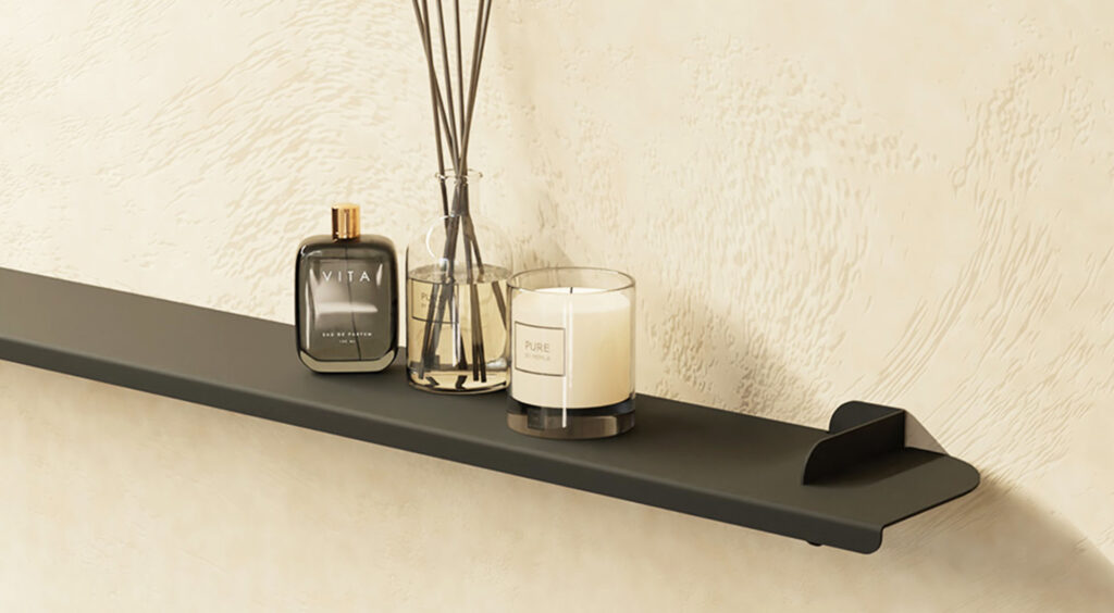 Stalen wandplank Shelfy Indusigns