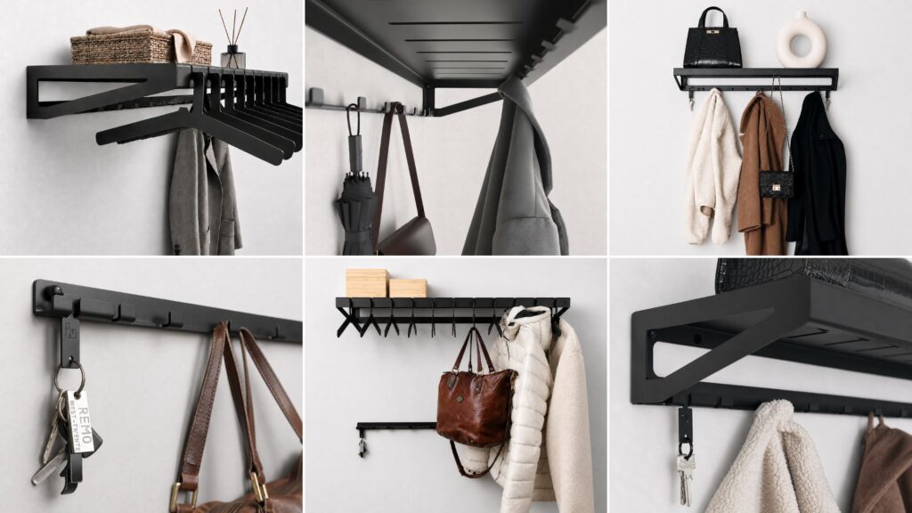Wandgarderobe RACKY Indusigns